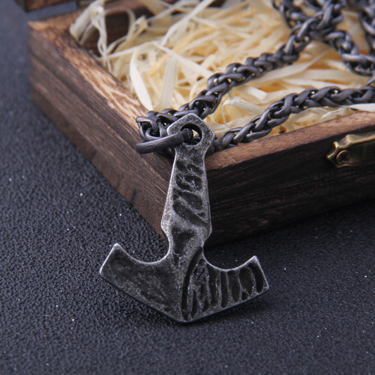 Ancient Jewelry Mixed Metal Necklace