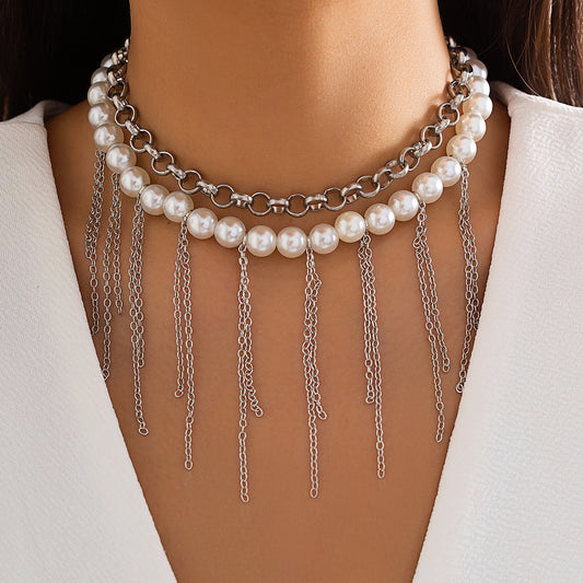 Pearl Collection Double-layer Retro Necklace