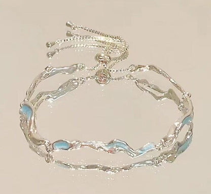 Cherry Blossom Star And Moon Bracelet-  International Shipping