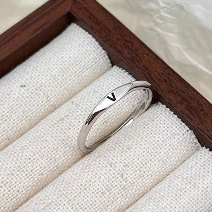 Letter Customizable Index Finger Ring