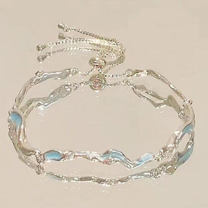 Cherry Blossom Star And Moon Bracelet-  International Shipping