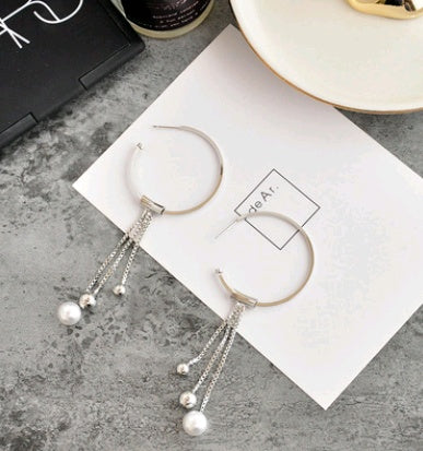 Pearl Collection Long Earring