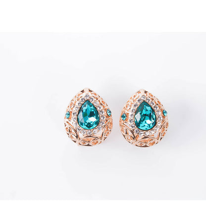 Hollow pattern jewelry set - Necklace and Earrings