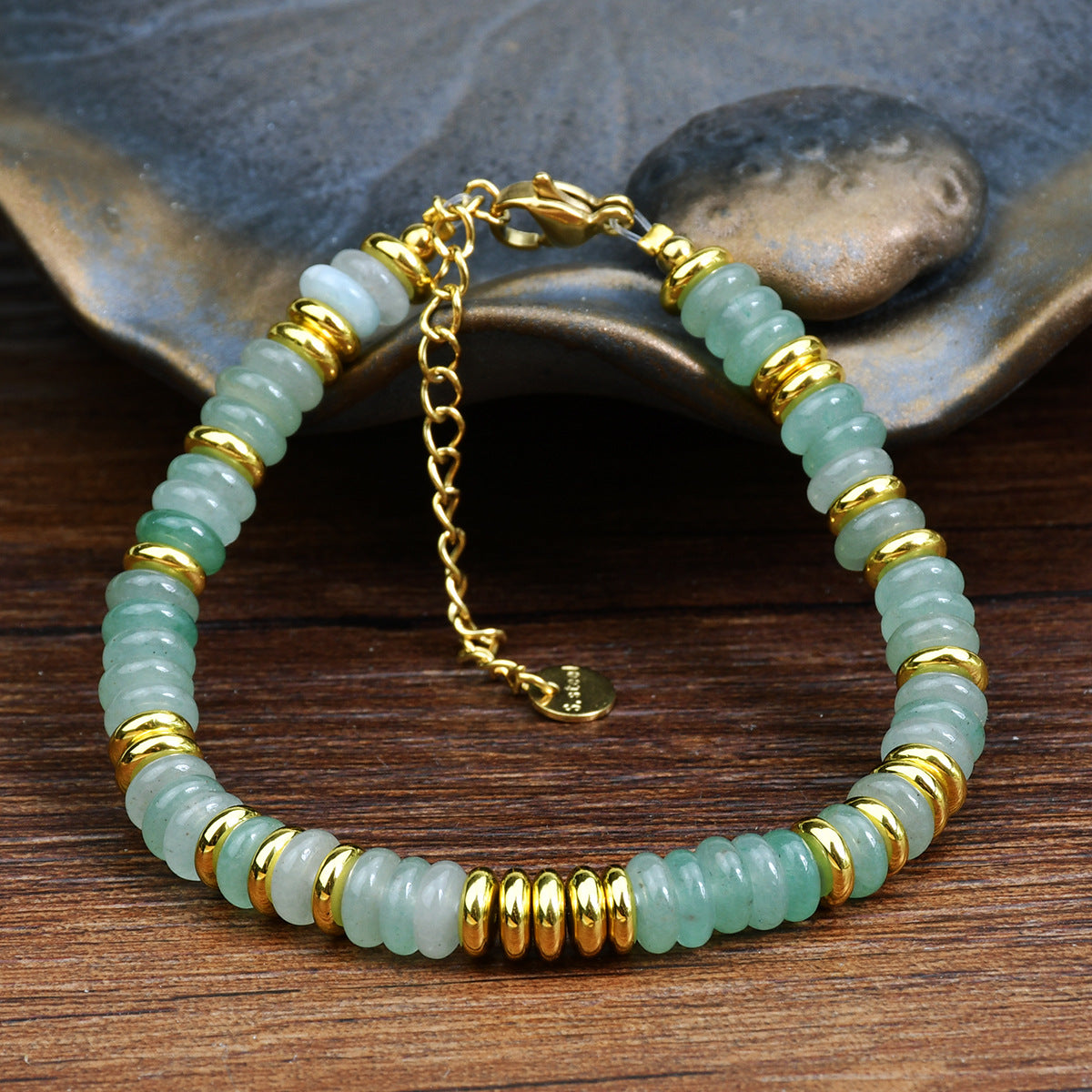 Dopamine Colorful Natural Stone Beaded Bracelet