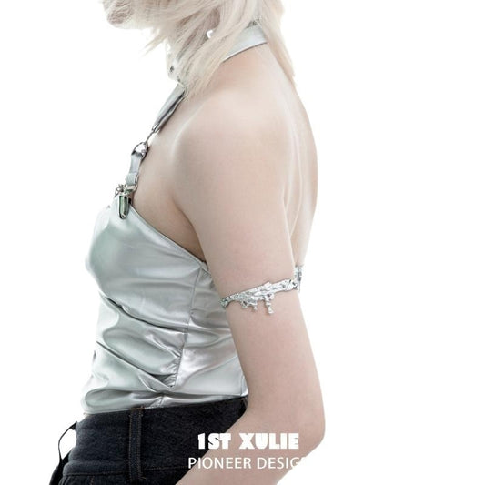 Liquid Metal Bracelet and Detachable Armband