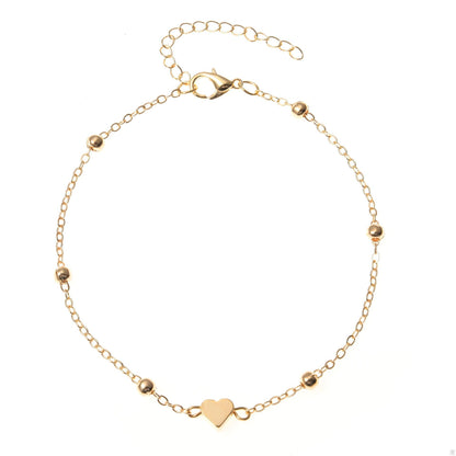 Eternal Heart Stainless Steel Link Bracelet | Unisex Minimalist Heart Charm Bracelet