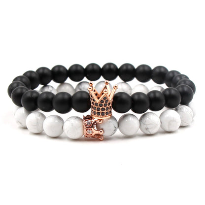 Volcanic Stone Buddha Beads Bracelet