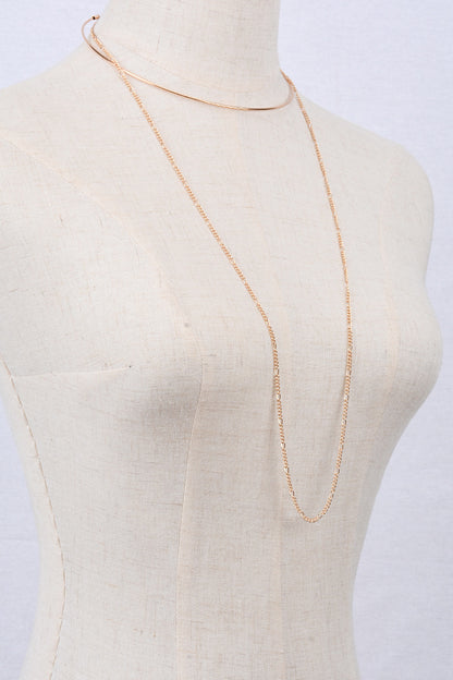 Metal Smooth Collar Necklace
