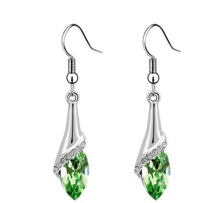 Jewelry Set - Earrings - Necklace and Bracelet Crystal Alloy