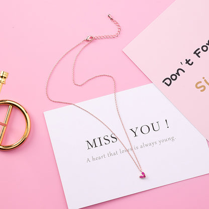 The Amour Infinity Chain – Repeating Heart Link Necklace in 18k Gold Finish