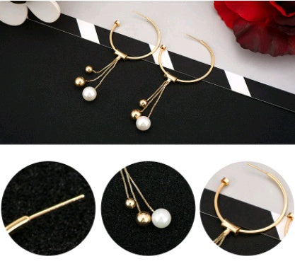Pearl Collection Long Earring