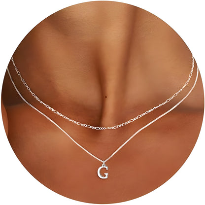 Women Customized Letters Clavicle Necklace