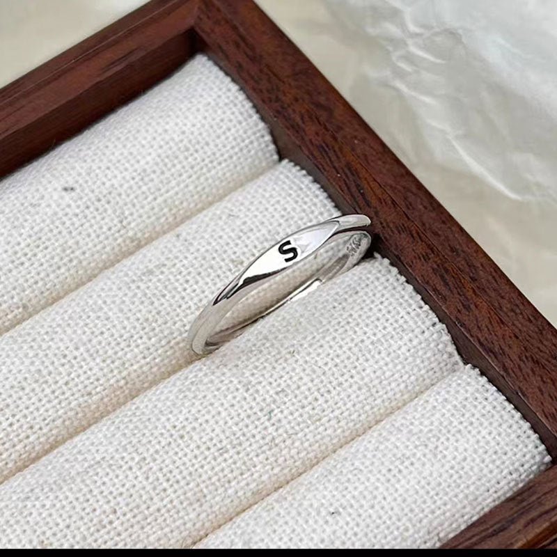Letter Customizable Index Finger Ring