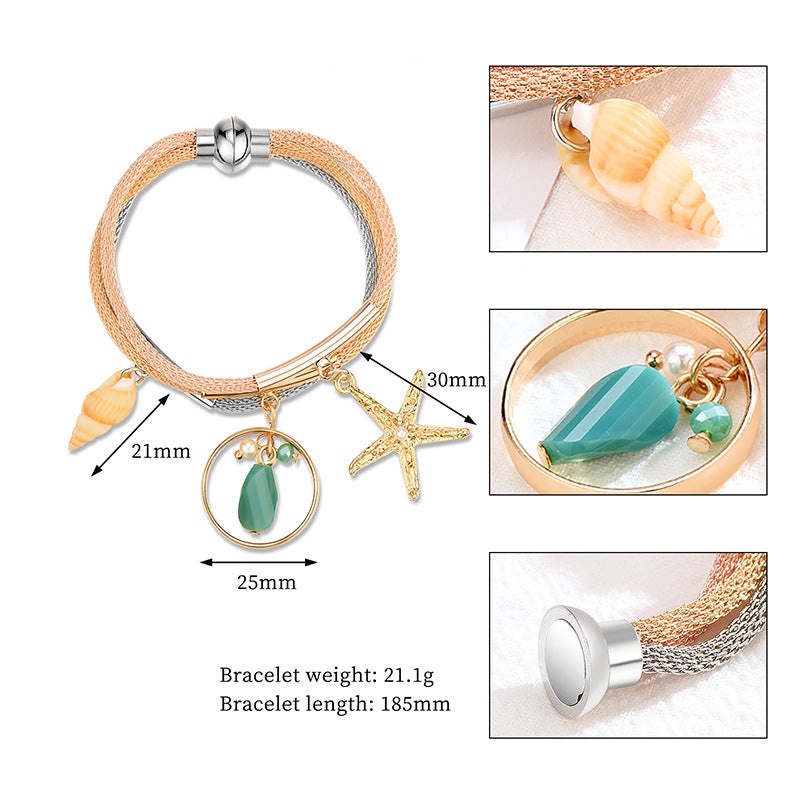Pearl Conch Bracelet