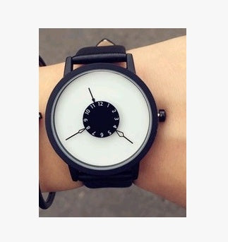 Fashion student couple watches