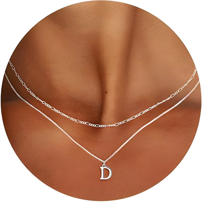 Women Customized Letters Clavicle Necklace