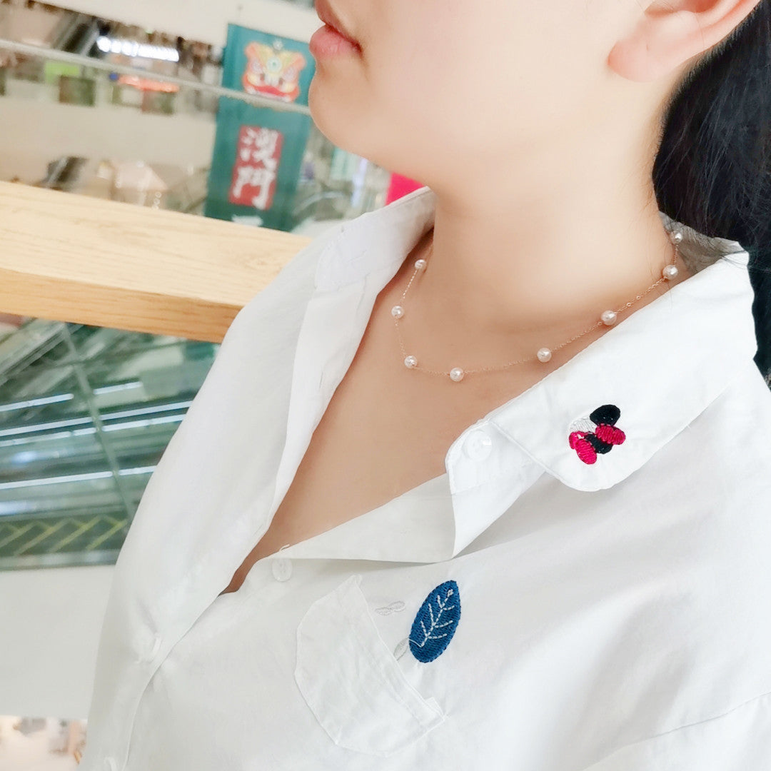 Pearl Collection Gypsophila Necklace