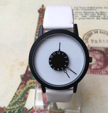 Fashion student couple watches