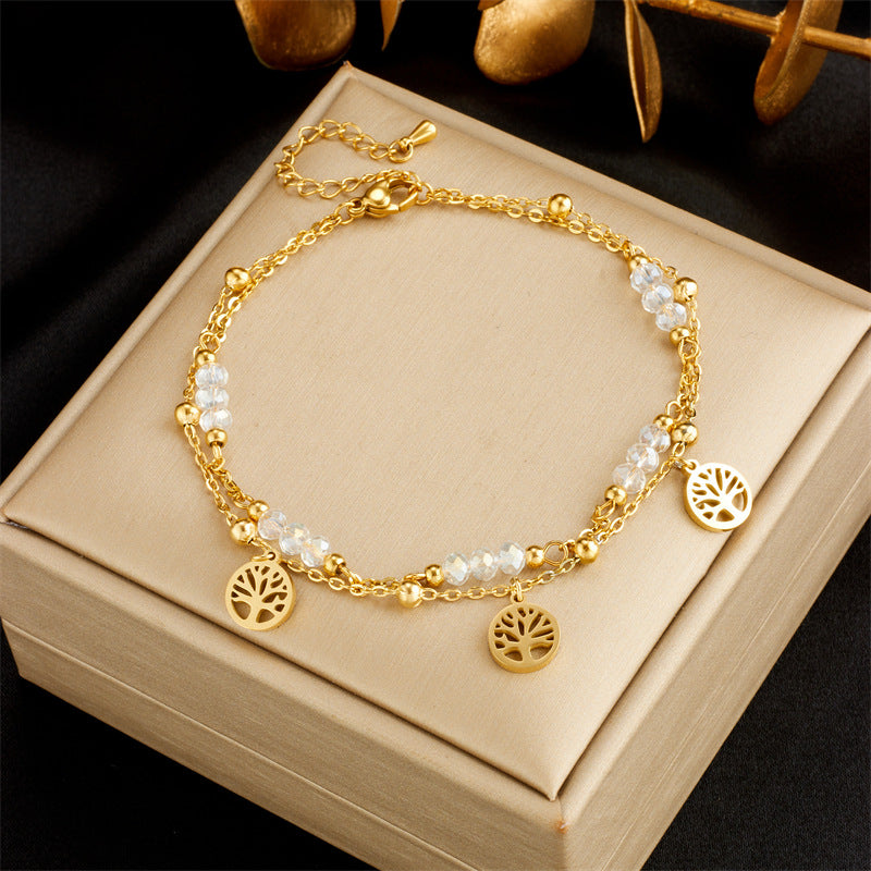 Love Designs Shaped Anklet for Women
