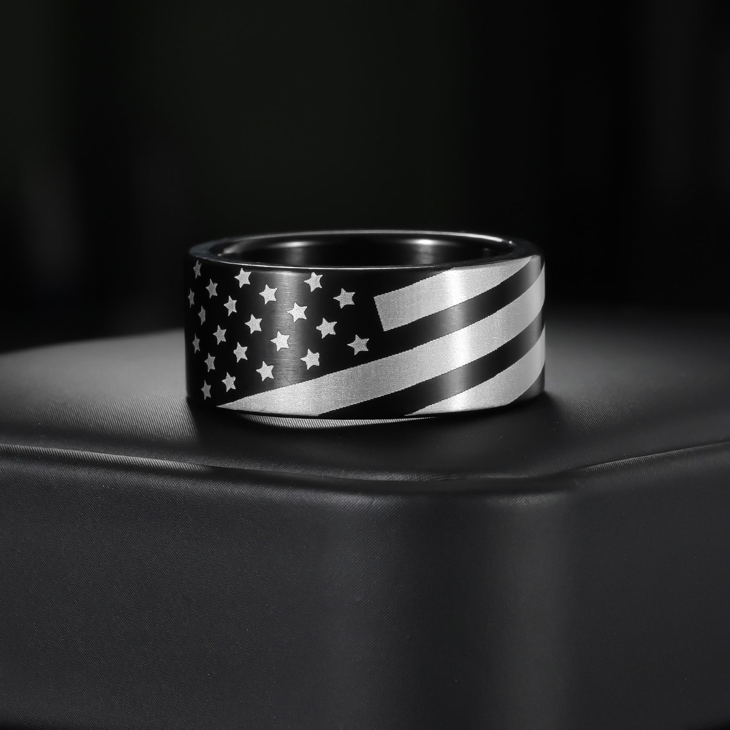 European And American Two-tone Ring - Street Fashion for Men