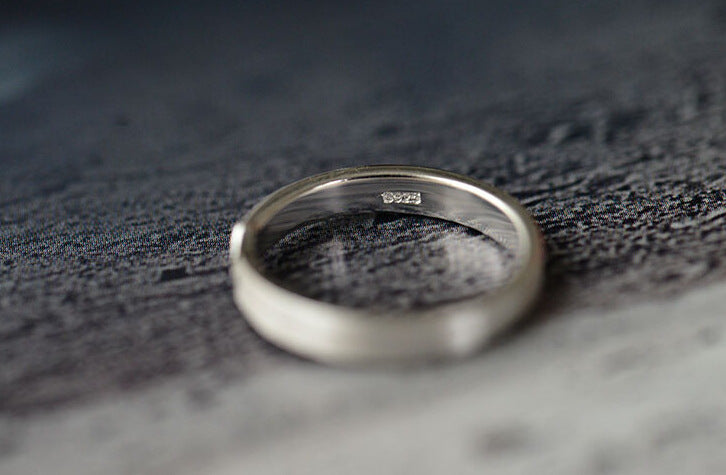 Sterling Silver Arrow Ring for Couple