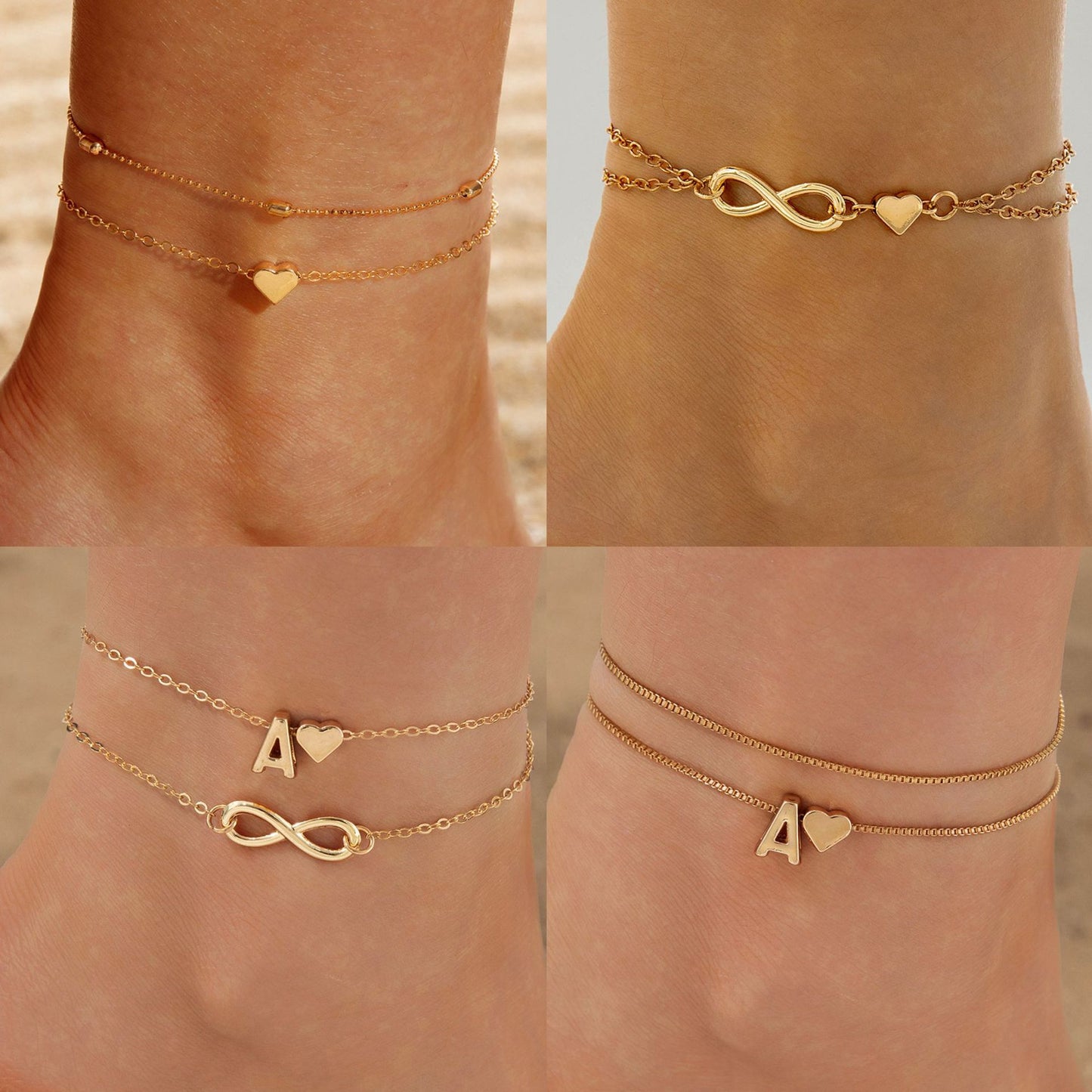 Women Rhinestone Anklet