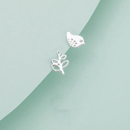 Whimsical Silver Stud Earring Collection | Minimalist Butterfly, Bow, & Crown Jewelry