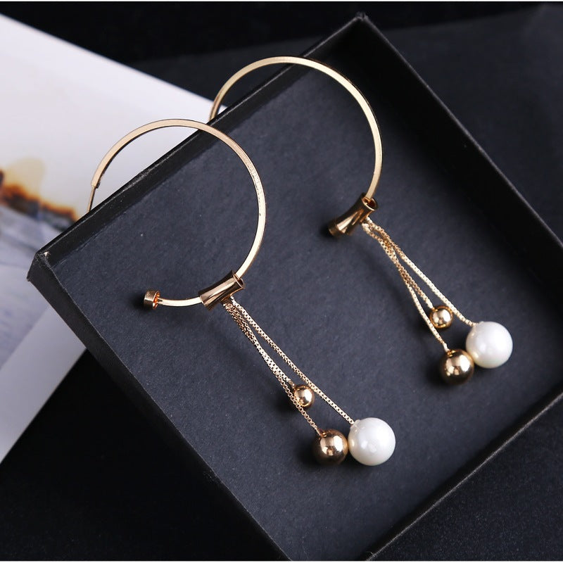 Pearl Collection Long Earring