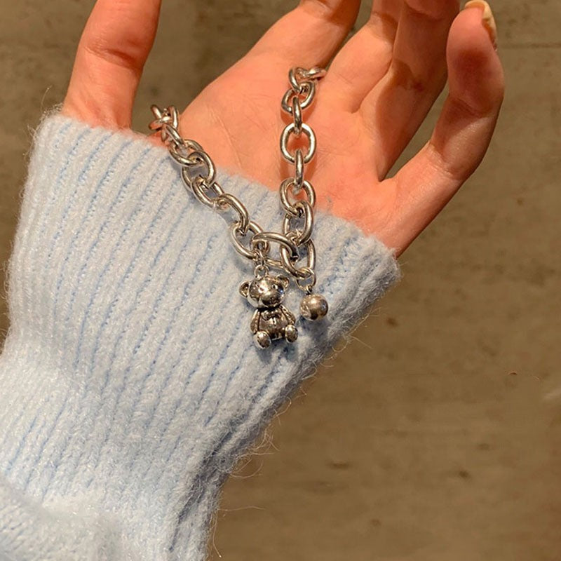 Bear Bracelet Alloy Metal Metal
