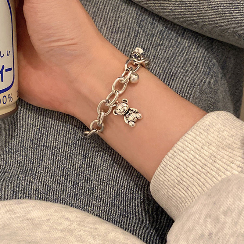 Bear Bracelet Alloy Metal Metal