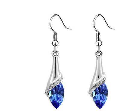 Jewelry Set - Earrings - Necklace and Bracelet Crystal Alloy