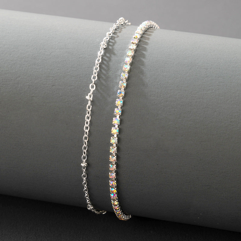 Women Rhinestone Anklet