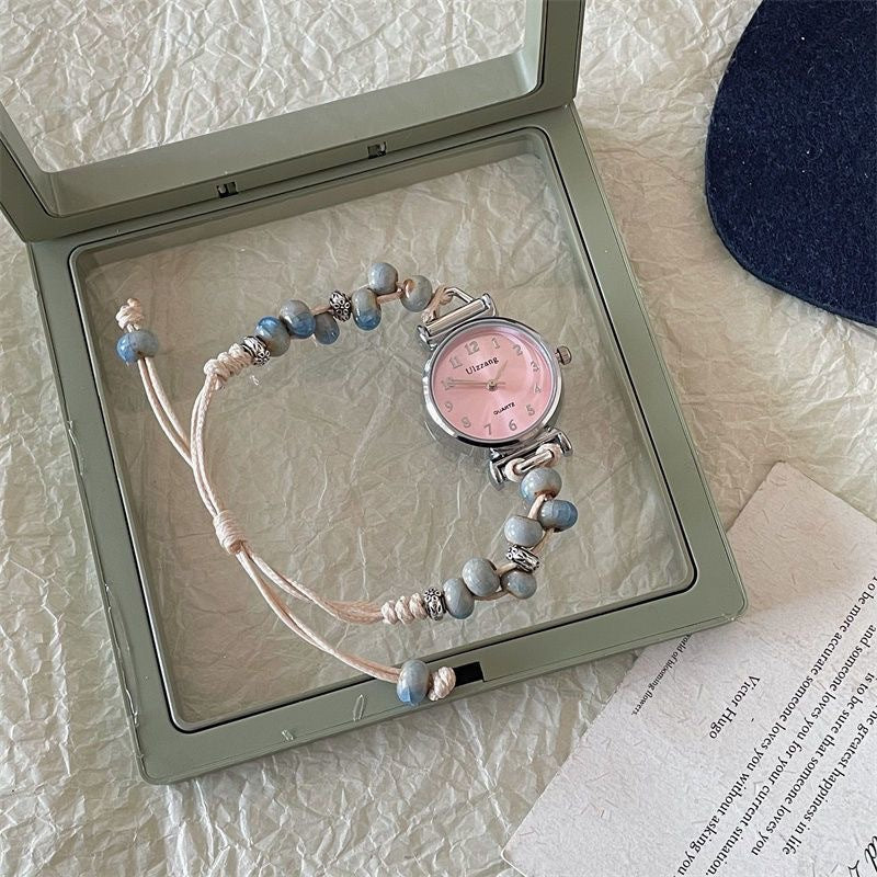 Ceramic Woven Bracelet Watch Female Mori Style