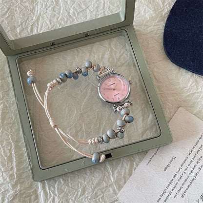 Ceramic Woven Bracelet Watch Female Mori Style