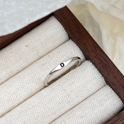 Letter Customizable Index Finger Ring