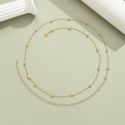 Heart-shaped Bead Waist Chain