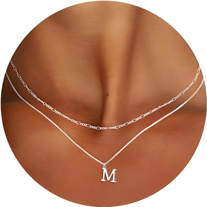 Women Customized Letters Clavicle Necklace