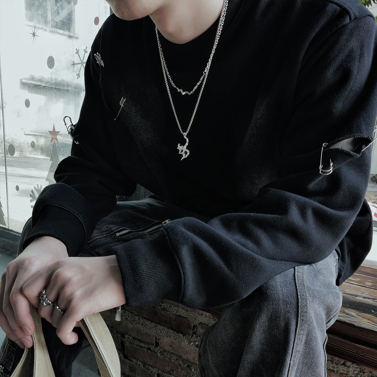 Liquid Metal Necklace