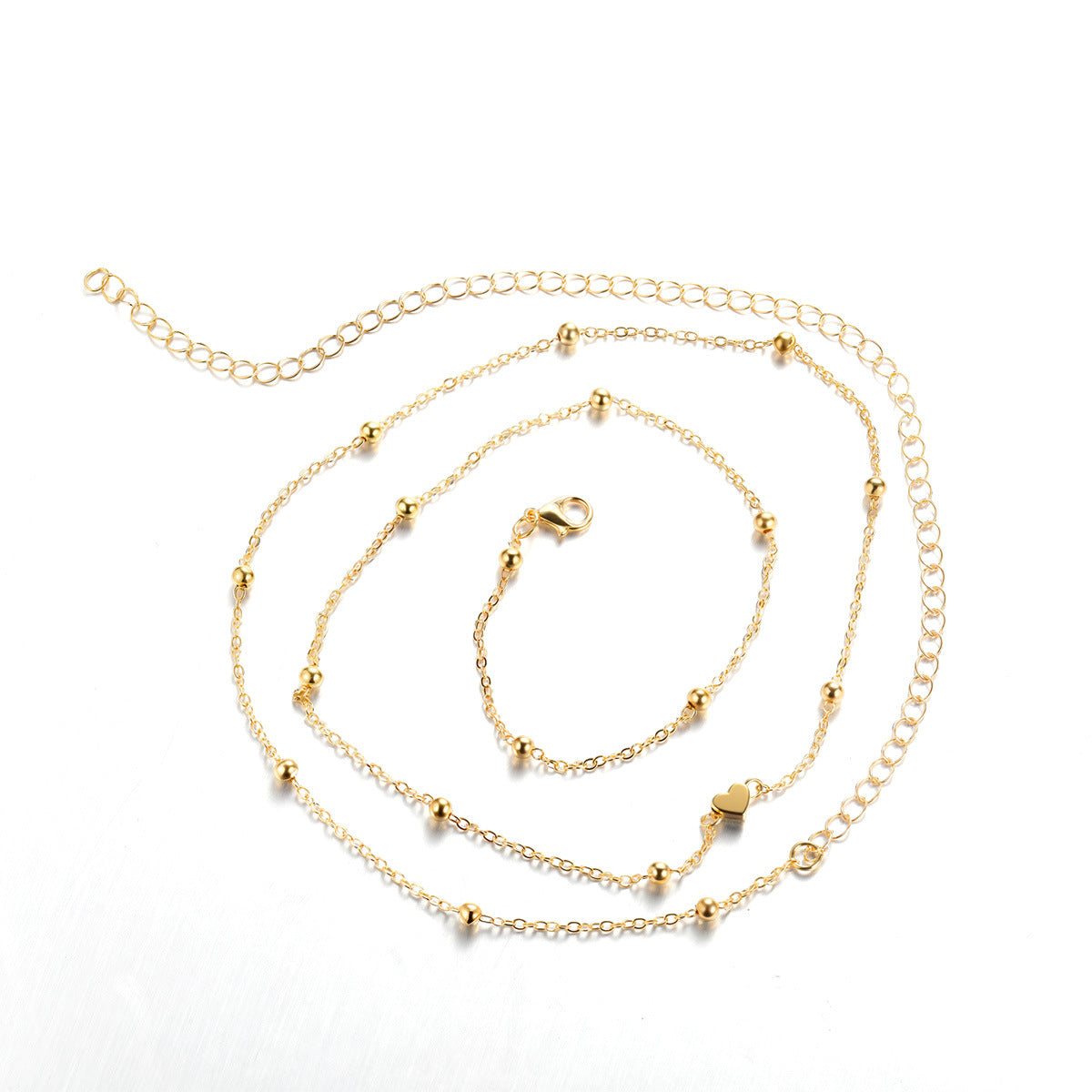 Heart-shaped Bead Waist Chain