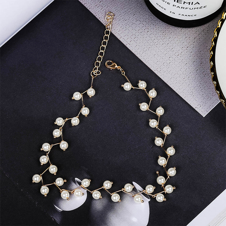 Pearl Collection Clavicle Necklace