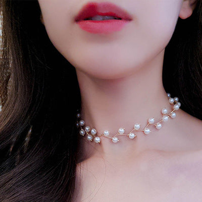 Pearl Collection Clavicle Necklace