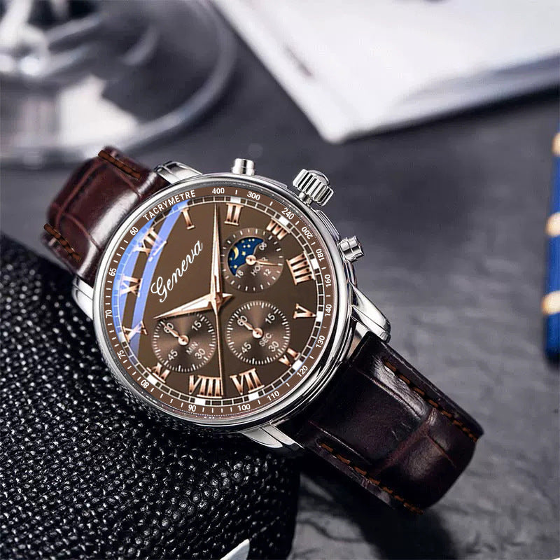 Business Quartz Casual Belt Men's Watch