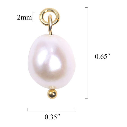 Baroque Pearl Irregular Natural Freshwater Pearl Pendant