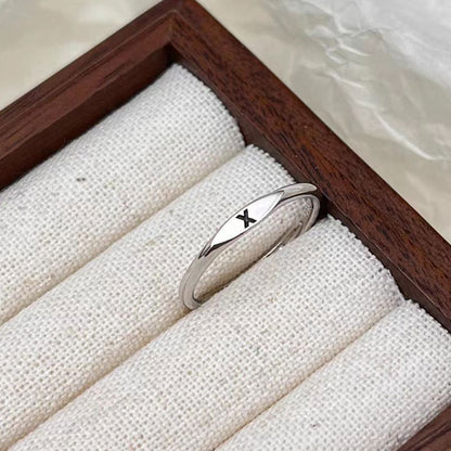 Letter Customizable Index Finger Ring
