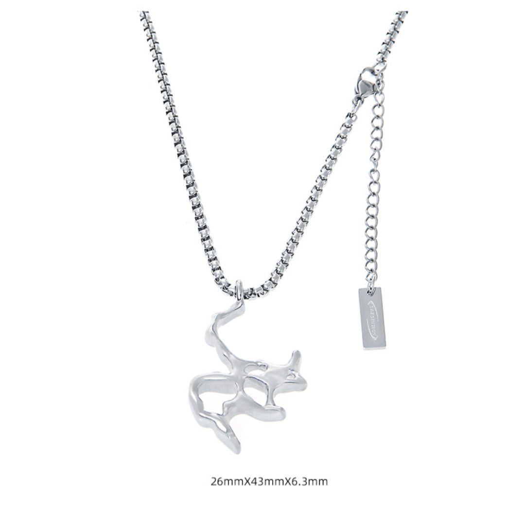 Liquid Metal Necklace