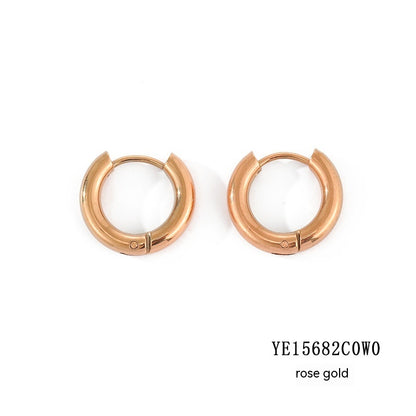Classic Round Hoops Earrings