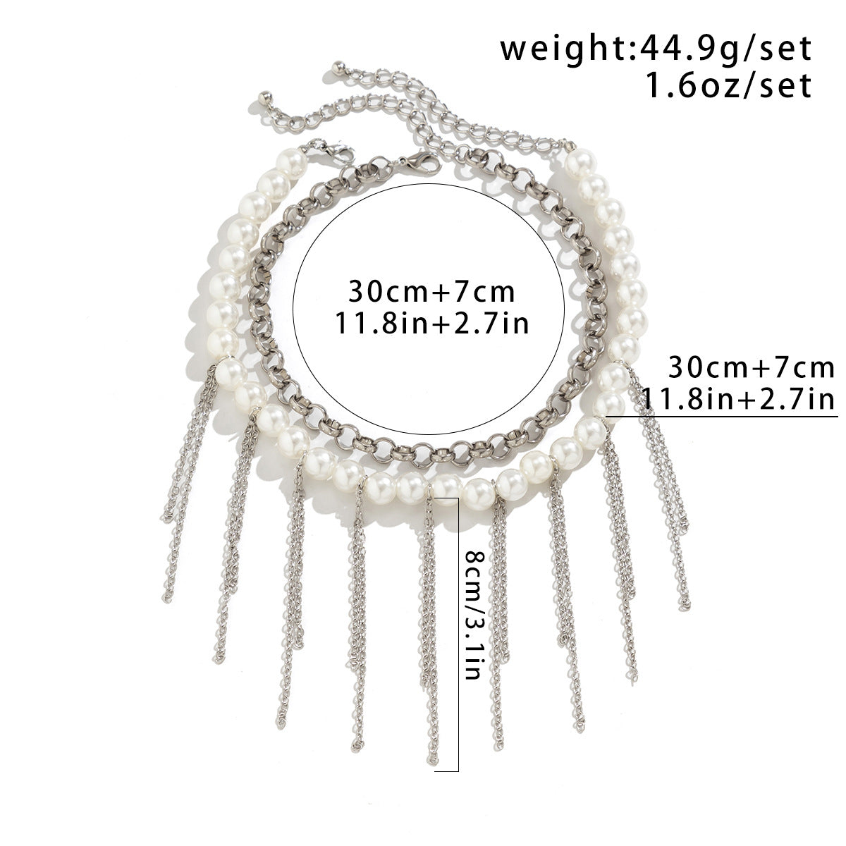Pearl Collection Double-layer Retro Necklace