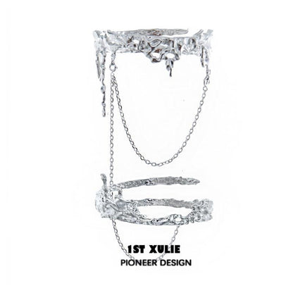 Liquid Metal Bracelet and Detachable Armband