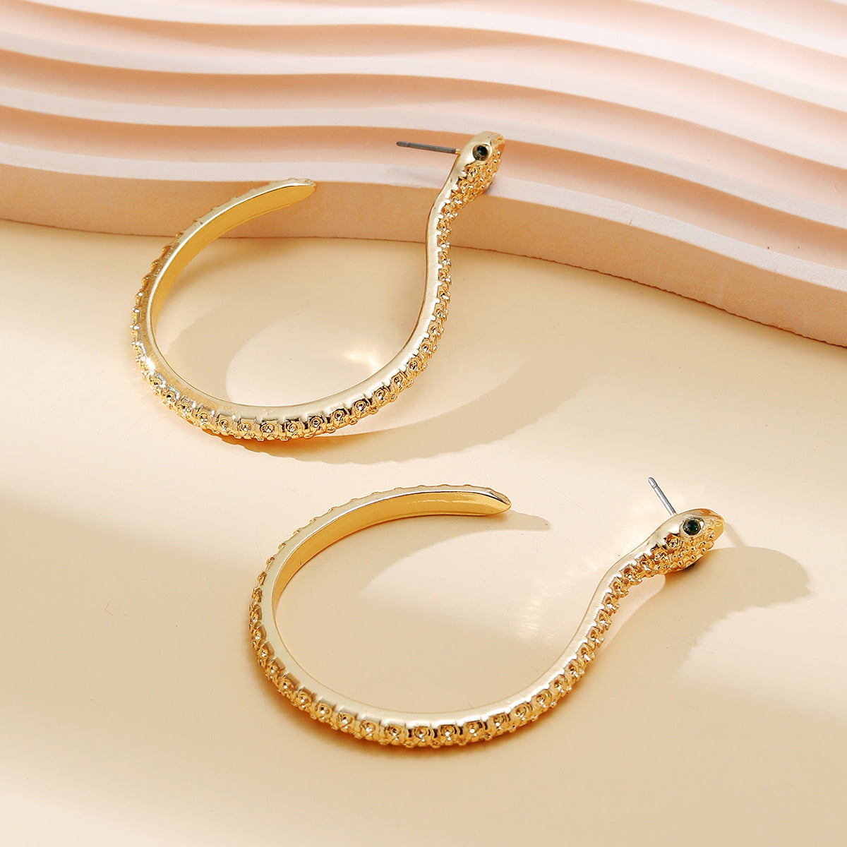 Mixed Metal Earrings - Snake Collection
