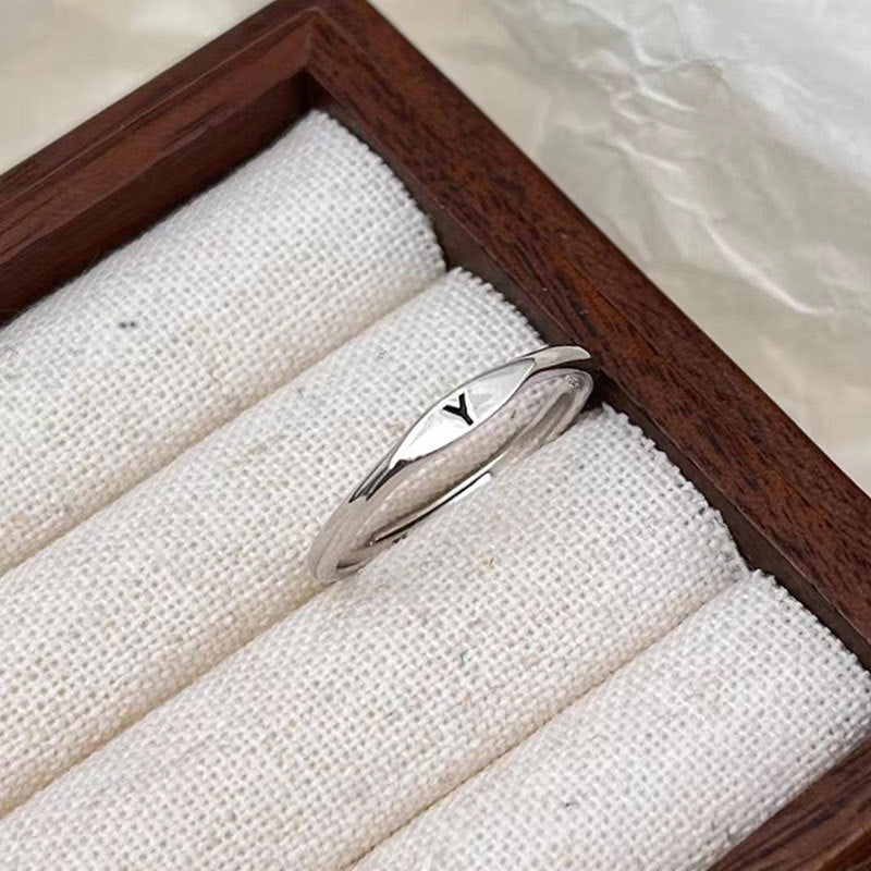 Letter Customizable Index Finger Ring